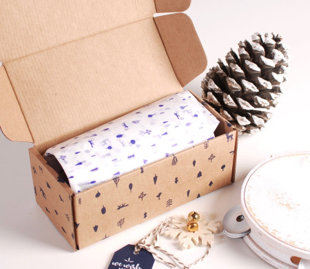 Caja perfume navideña