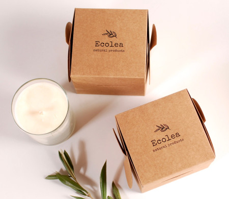 Caja para velas artesanales 