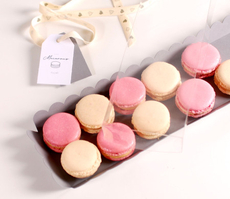 Caja alargada para macarons...