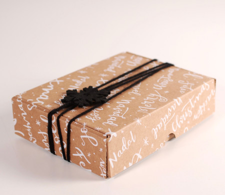 Caja para enviar regalos de Navidad Caja para enviar regalos de Navidad