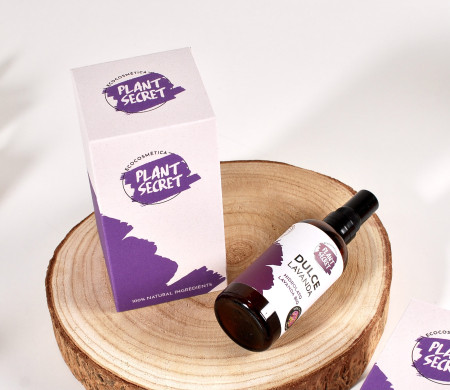 Caja para bruma de lavanda natural