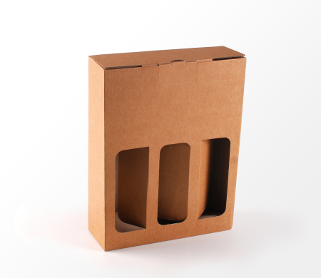 Caja para Vinos ¡Muy Resistente, para Dos o Tres Botellas!