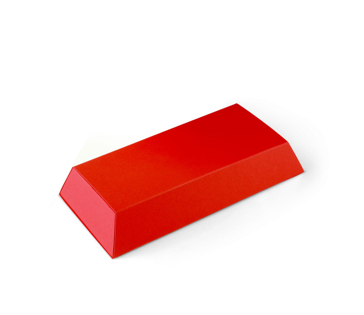 Caja de Cartón para Bombones en Forma de Lingote