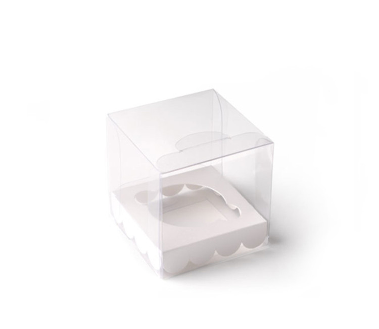Caja Transparente para Un Cupcake
