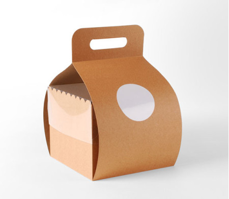 Caja para Tartas y Pasteles, con Asa y Tapa