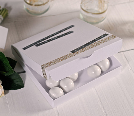 Caja Sencilla para Invitaciones de Boda