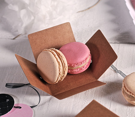 Caja Pequeña con Tapa para Macarons