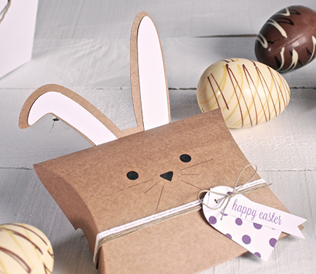 Caja con Orejas de Conejo ¡Para Pascua!