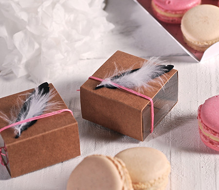 Cajas Individuales para Macarons Cajas Individuales para Macarons