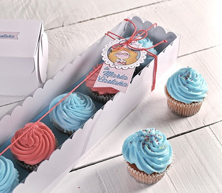 Cajas rectangulares para cupcakes