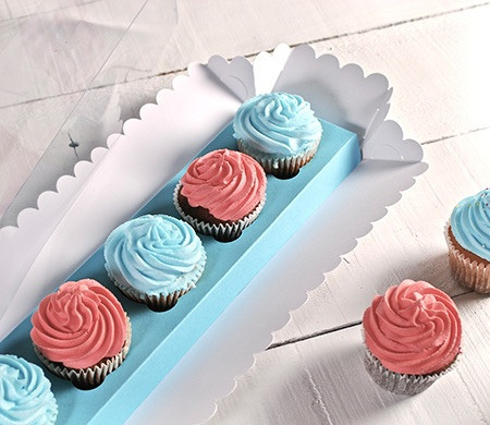 Cajas rectangulares para cupcakes Cajas rectangulares para cupcakes