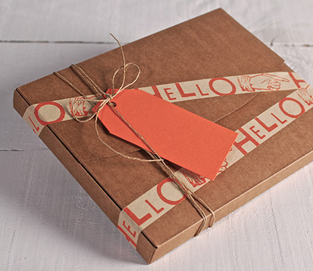 Caja para Fotos en Color Kraft