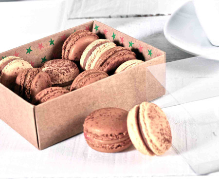 Caja Cuadrada para Macarons