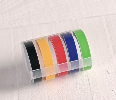 Recambios etiquetadora "Dymo" colores primarios
