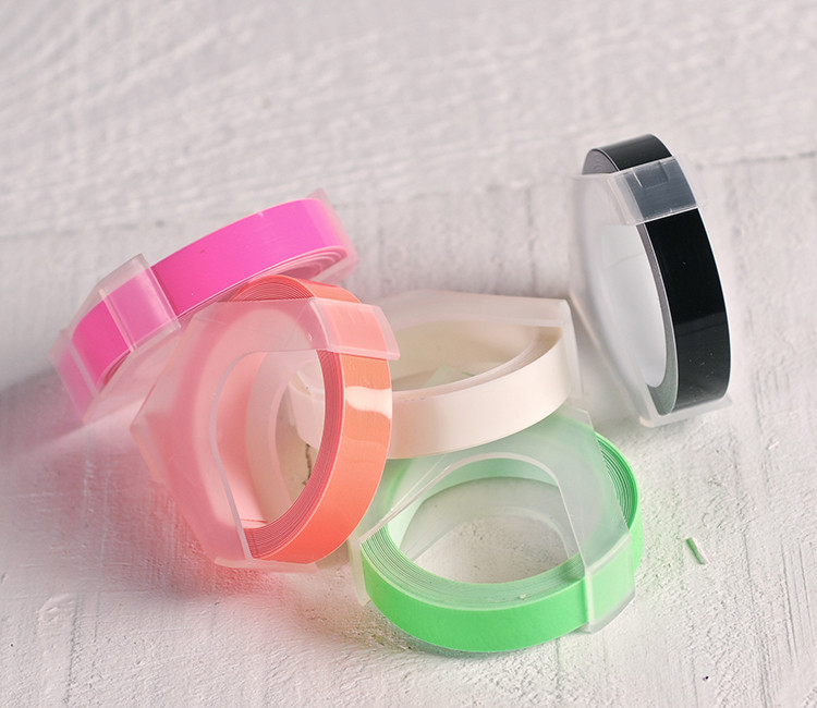 Recambios etiquetadora "Dymo" tonos flúor Recambios etiquetadora "Dymo" tonos flúor