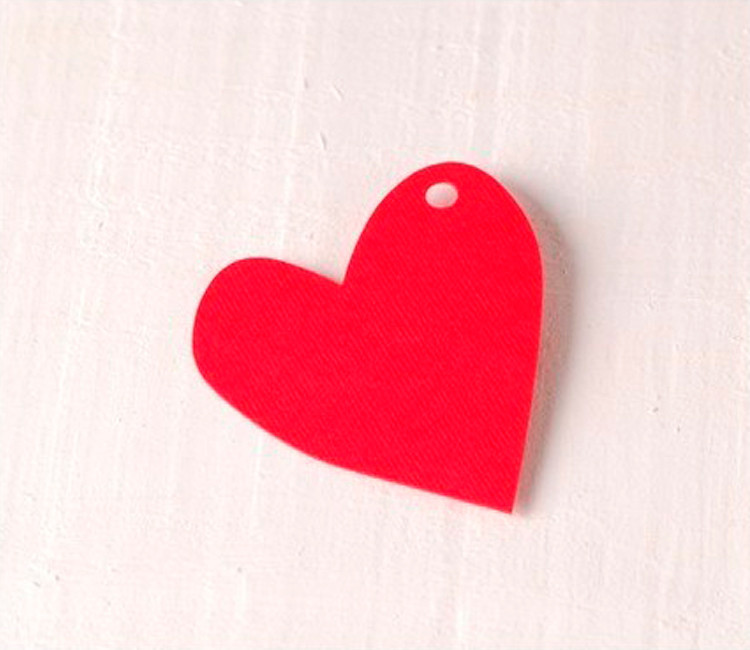 Corazón Desigual Grande 10 ud.