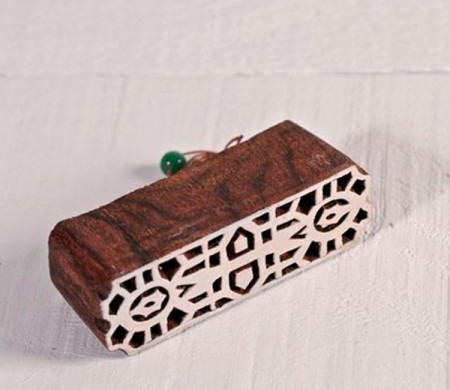 Sello de madera alargado 2