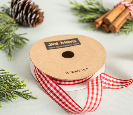 Cinta grosgrain con cuadros vichy, ¡decora tus regalos!