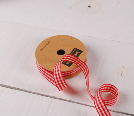 Cinta grosgrain con cuadros vichy, ¡decora tus regalos!