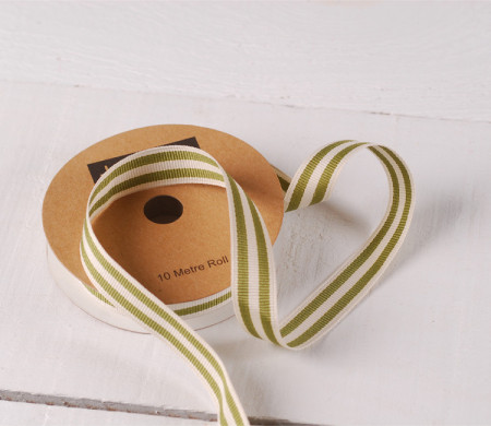 Cinta grosgrain a rayas para decorar regalos originales