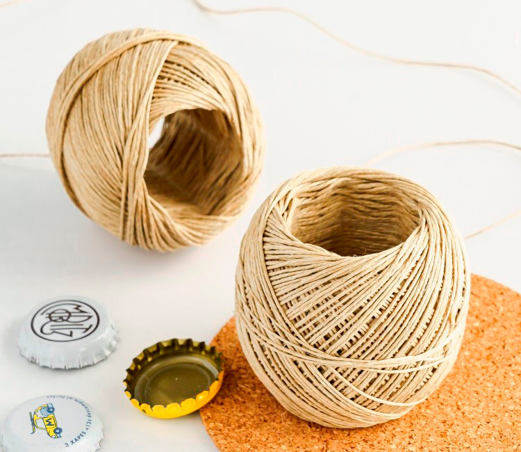 Cordel de cáñamo fino para manualidades