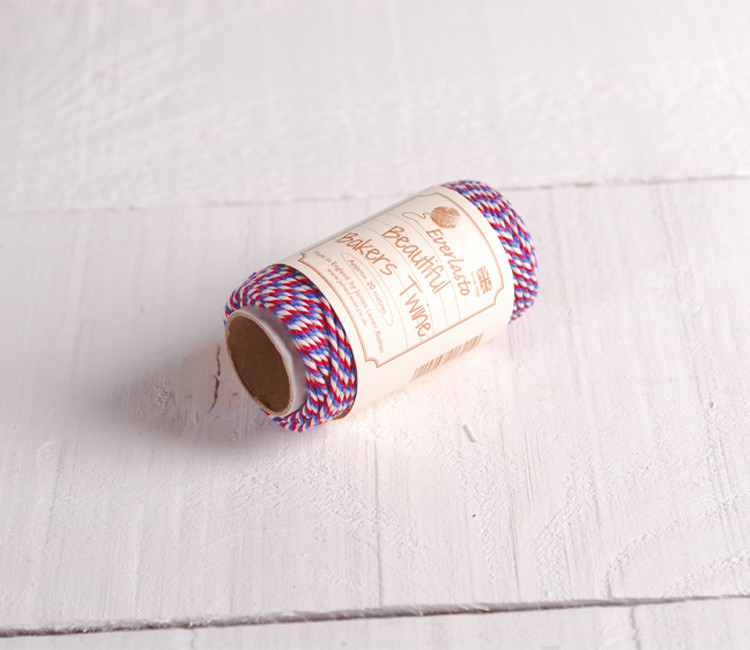 Cordón Bakers Twine tricolor para decorar Cordón Bakers Twine tricolor para decorar