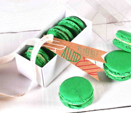 Caja para Cuatro Macarons