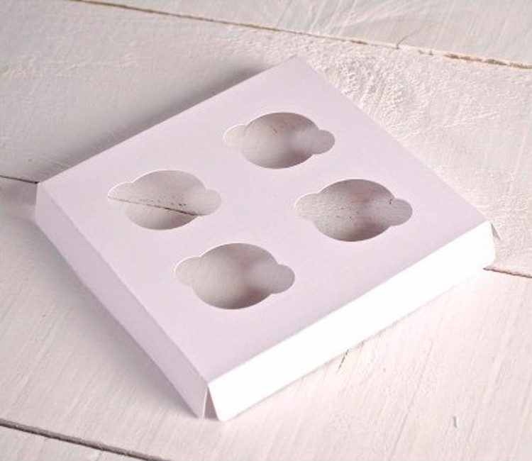 Holder para 4 mini cupcakes, perfecto para pastelerías