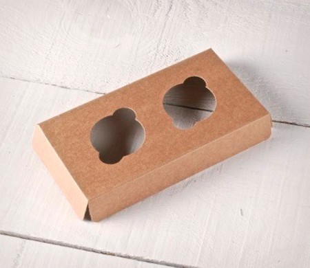 Holder para 2 mini cupcakes, perfecto para pastelerías