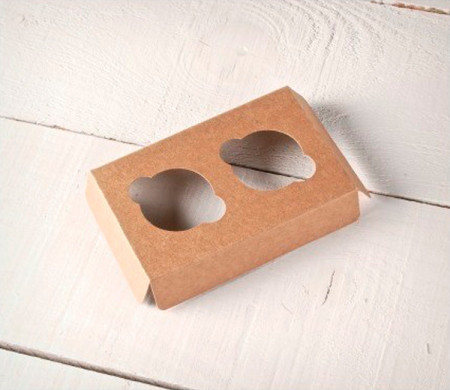 Holder para 2 mini cupcakes, ideal pastelerías