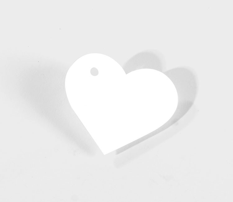 Corazón de Cartón Colgante para Decorar