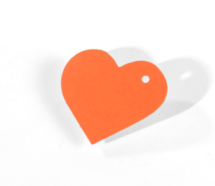 Corazón de Cartón Colgante para Decorar