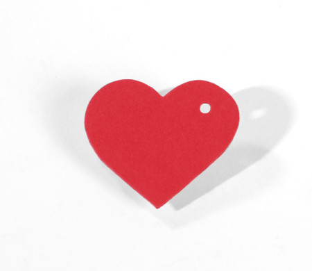 Corazón de Cartón Colgante para Decorar