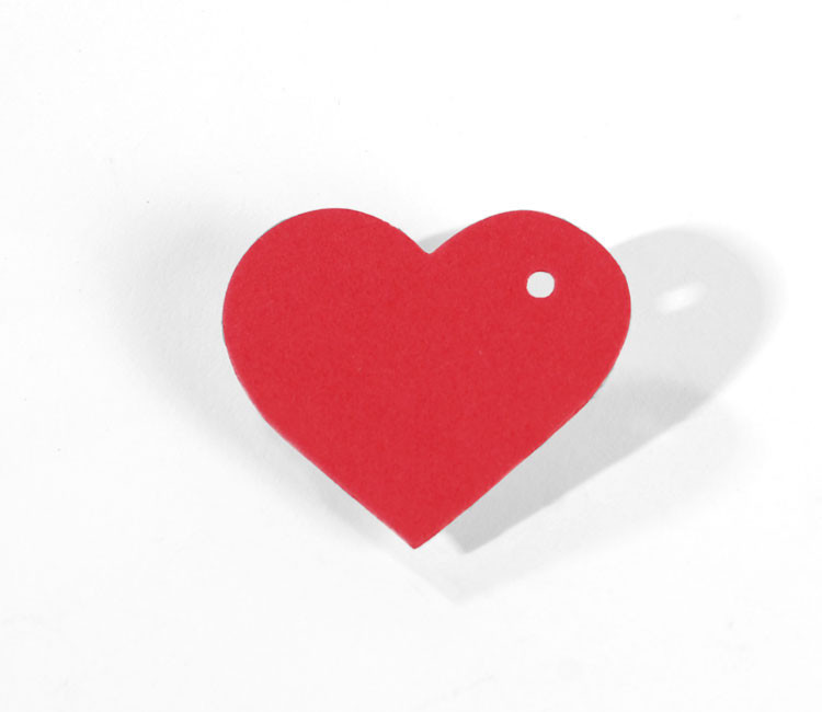 Corazón de Cartón Colgante para Decorar