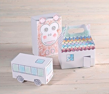Kit de cajas para colorear