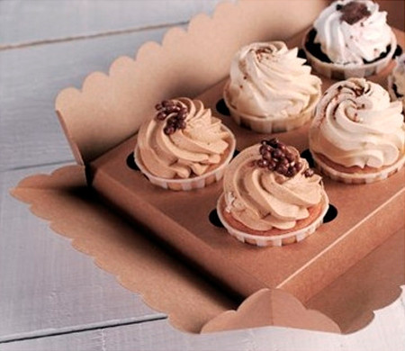 Caja para 6 Cupcakes Decorada