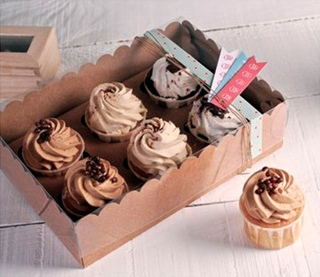 Caja para 6 Cupcakes Decorada