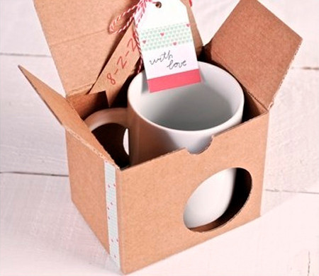 Caja para Tazas con Washi Tape