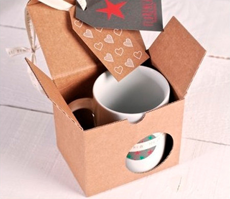 Caja para Tazas Decorada