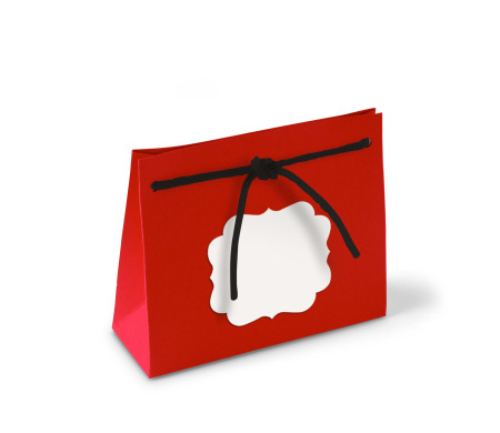 Bolsa Regalo de Cartón con Cordón Incorporado