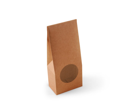 Caja con ventana para alimentación