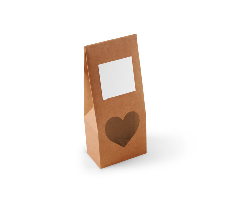Caja con ventana para alimentación