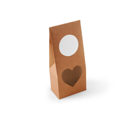 Caja con ventana para alimentación