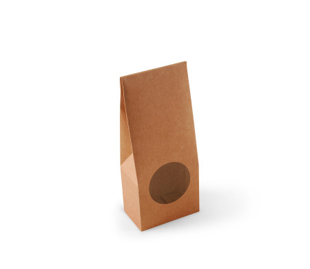 Caja con ventana para alimentación