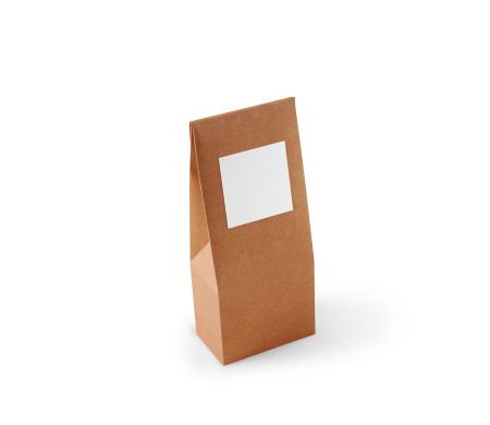 Caja con ventana para alimentación