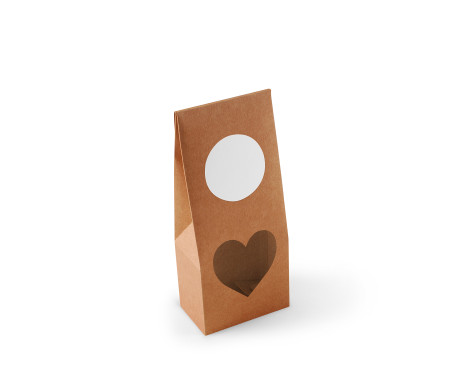 Caja con ventana para alimentación