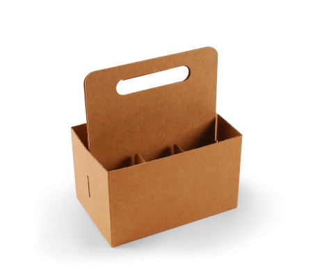 Caja para cervezas con asa
