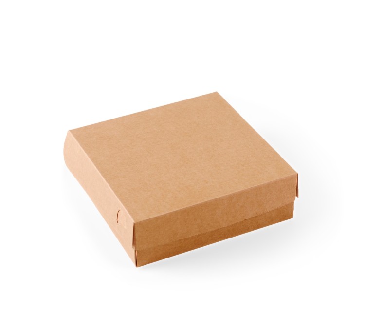 Caja cuadrada con tapa para mix de sushi Caja cuadrada con tapa para mix de sushi