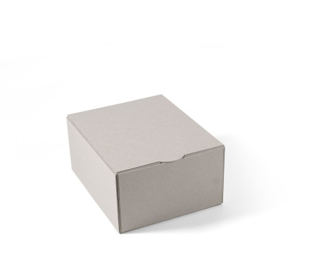 Caja rectangular automontable de cartón ecológico rígido