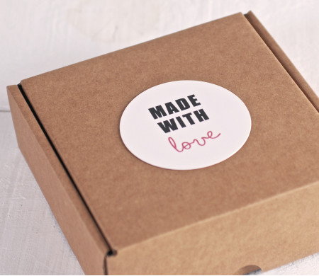 Pegatinas personalizadas redondas